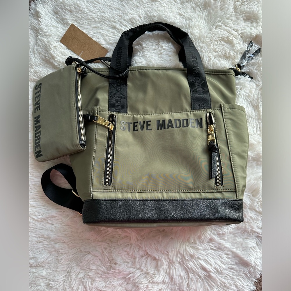 NWT Steve Madden Olive BTHEDA Backpack